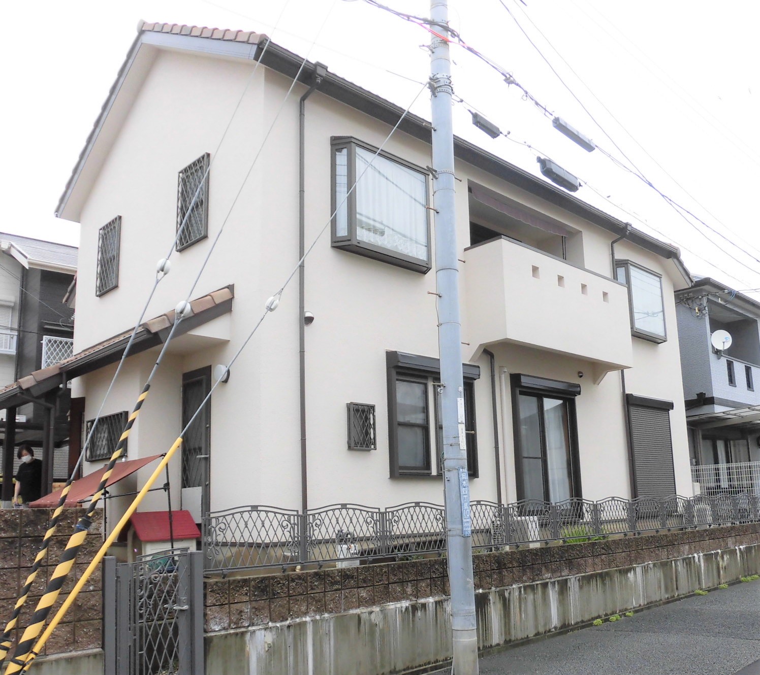 リフォーム工房よしだのフェンスリニューアル施工施工事例の施工前です