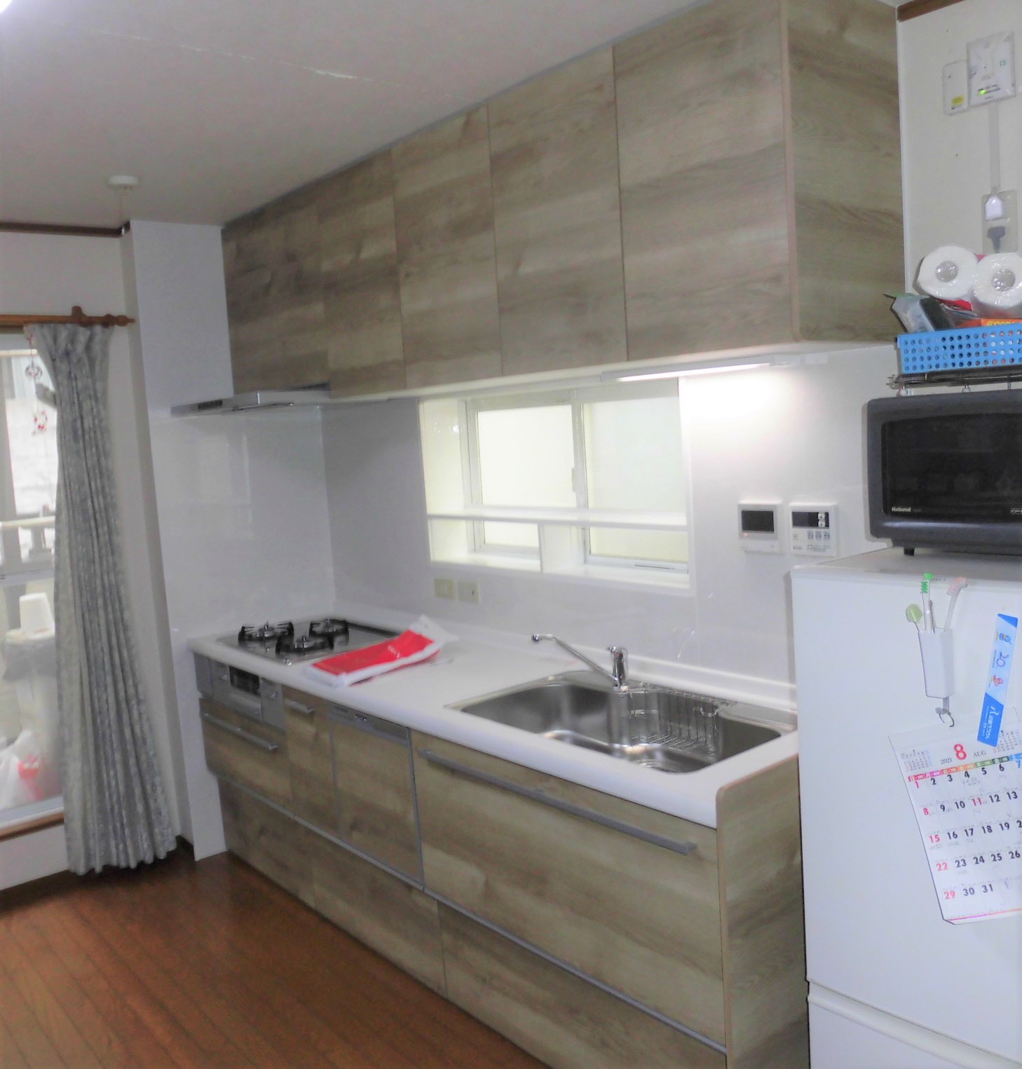 リフォーム工房よしだのキッチンリフォーム施工事例の施工後完成です