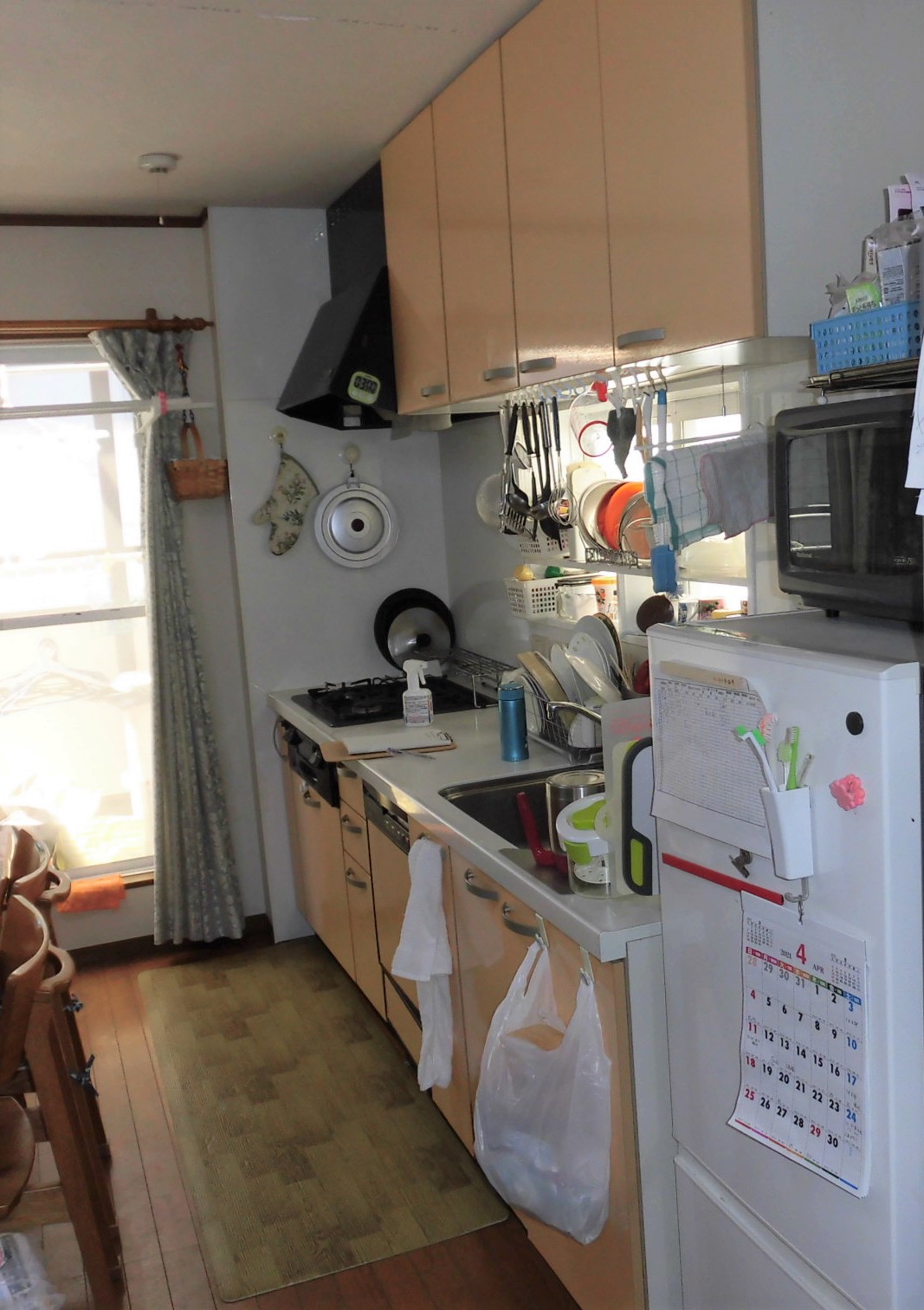 リフォーム工房よしだのキッチンリフォーム施工事例の施工前です