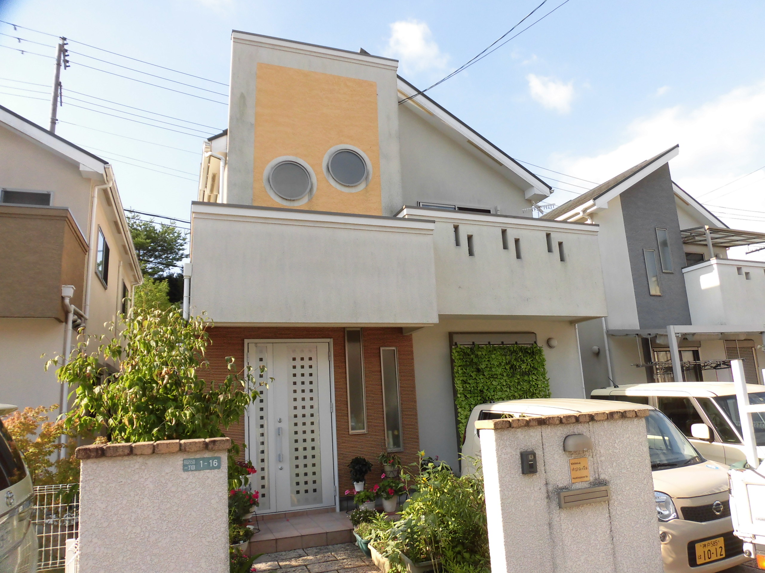 リフォーム工房よしだの外壁塗装・屋根工事の施工前です